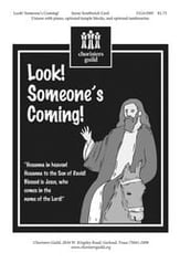 Look! Someone's Coming! Unison choral sheet music cover